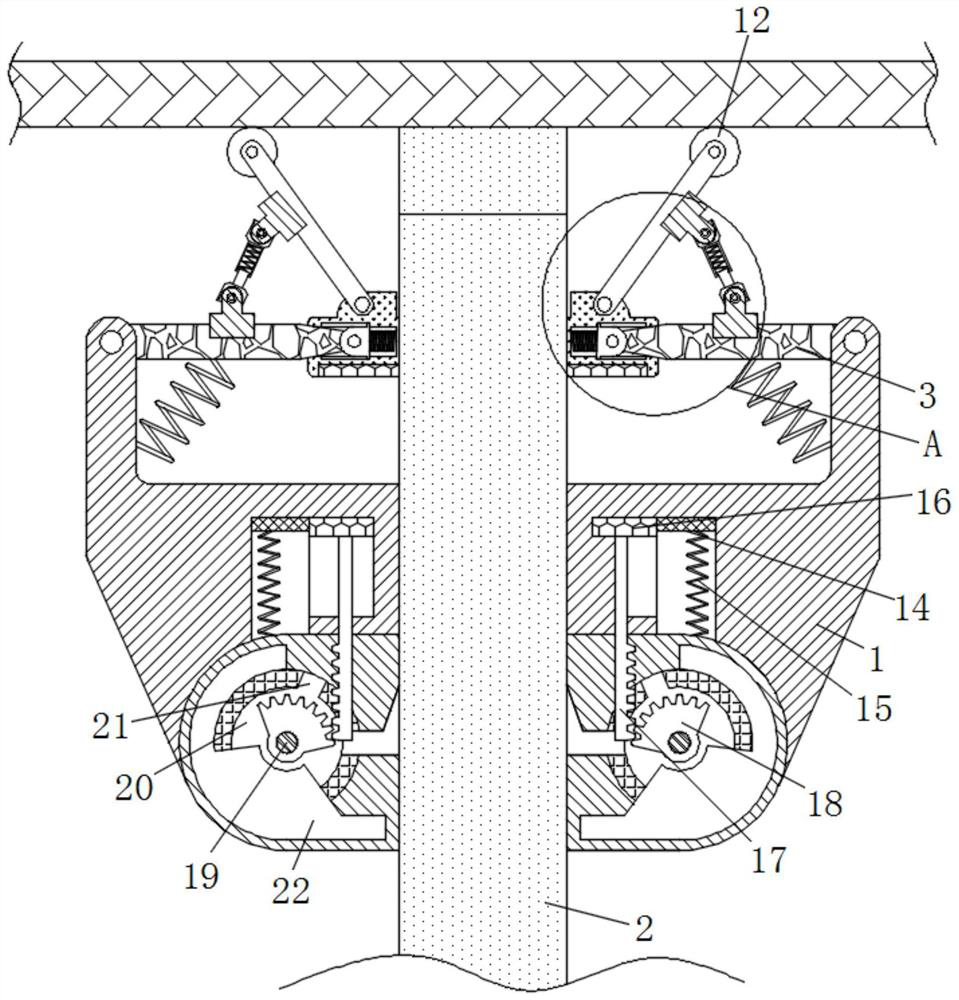Shock absorber capable of self-adjusting lubrication according to vibration intensity