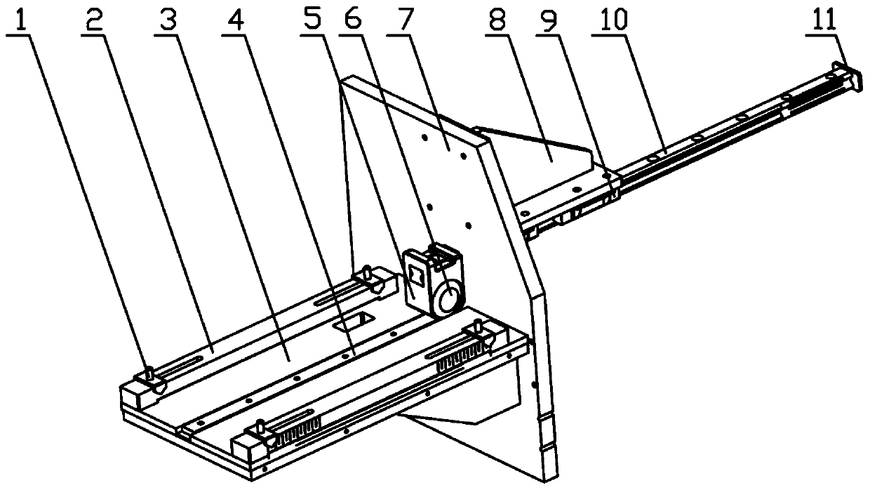 PVC material roll-cutting device for blister packaging machine