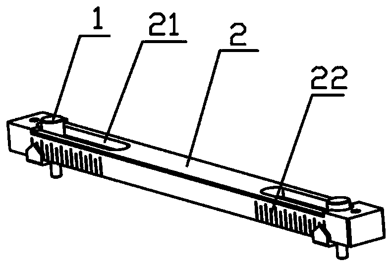 PVC material roll-cutting device for blister packaging machine