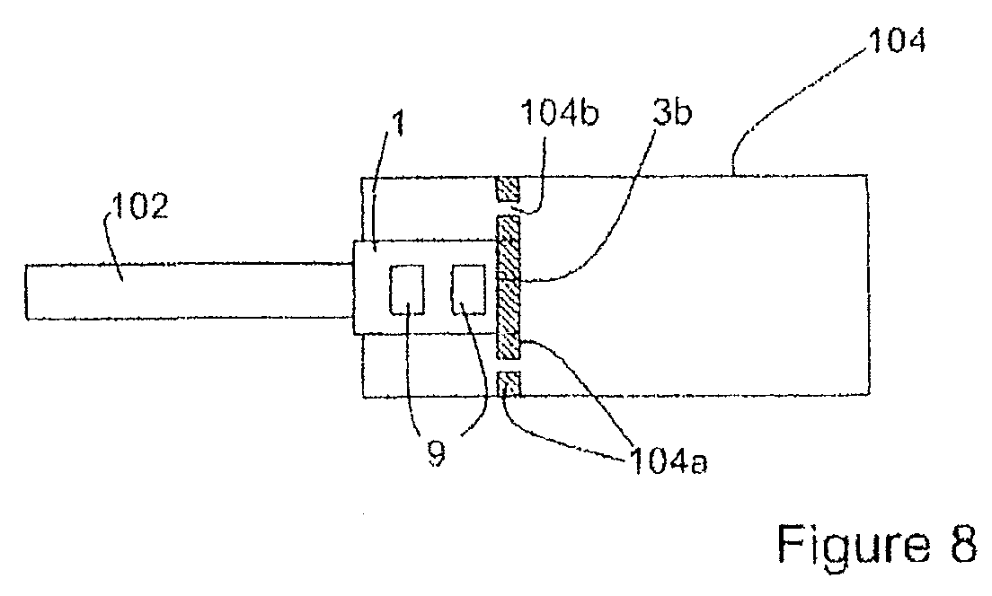 Muzzle device for a projectile-firing device