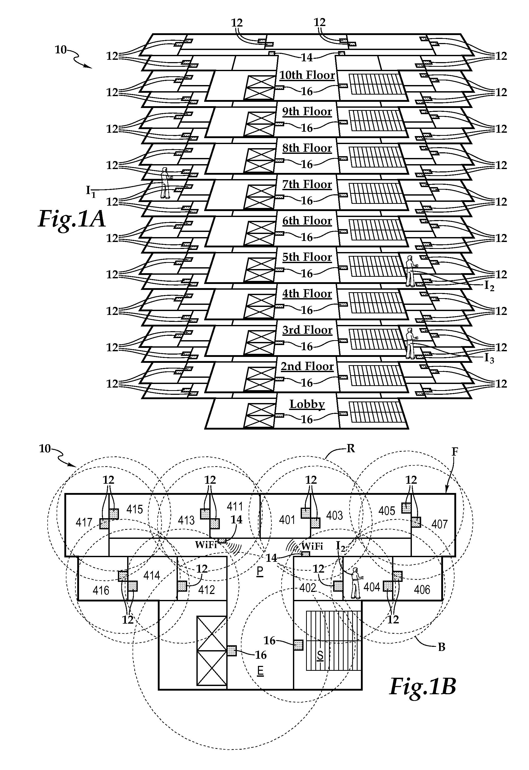 Set-top box, system and method for providing awareness in a hospitality environment