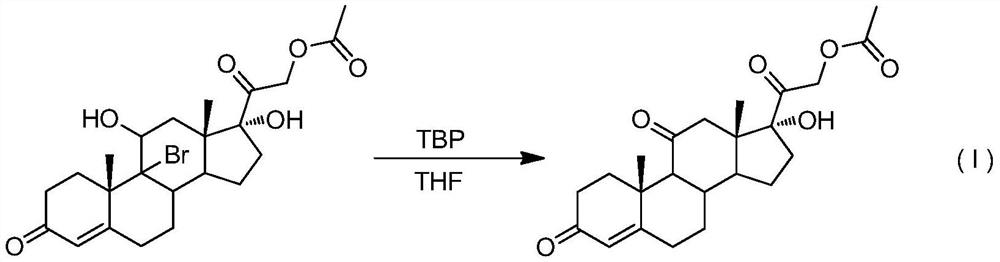 A kind of preparation method of 9-position dehalogenation of 9-halogenated steroid hormone compound
