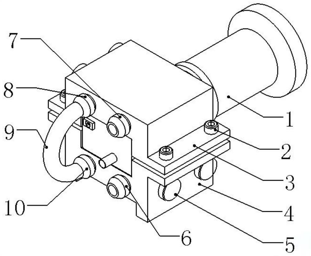 Split type camera water cooling device