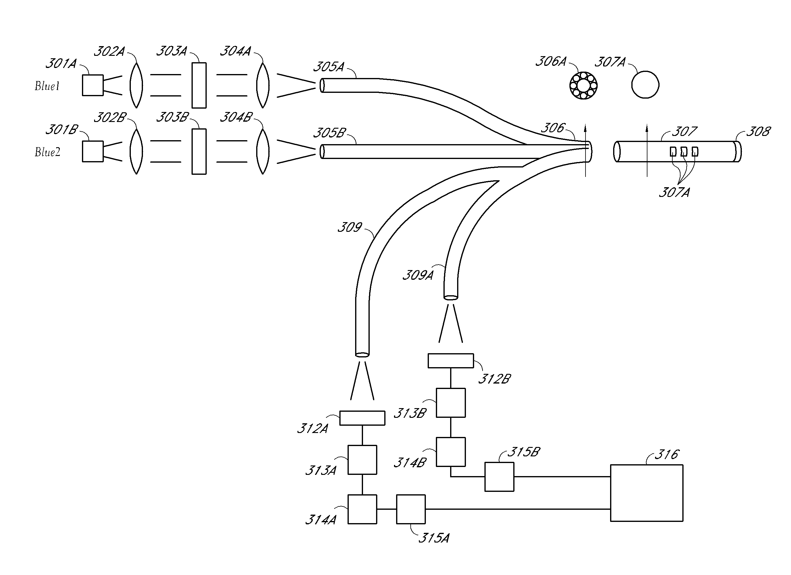 Optical determination of ph and glucose