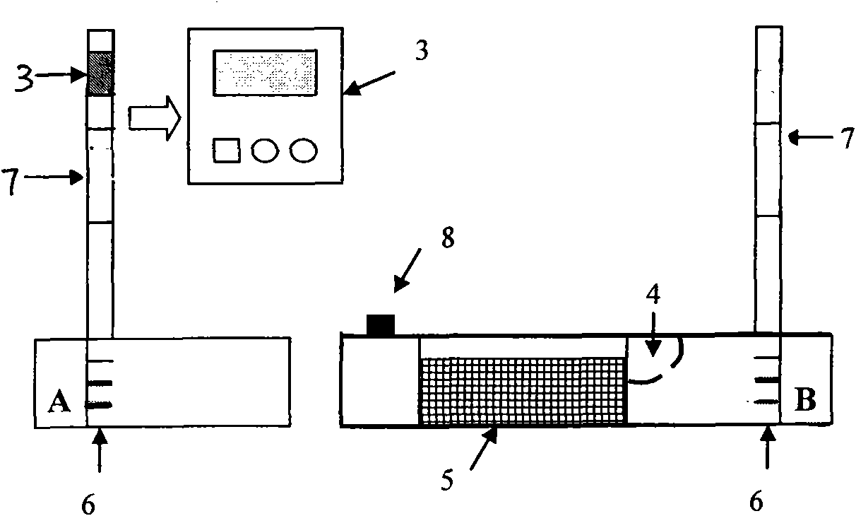 Adjustable scalding frame for producing scalding model