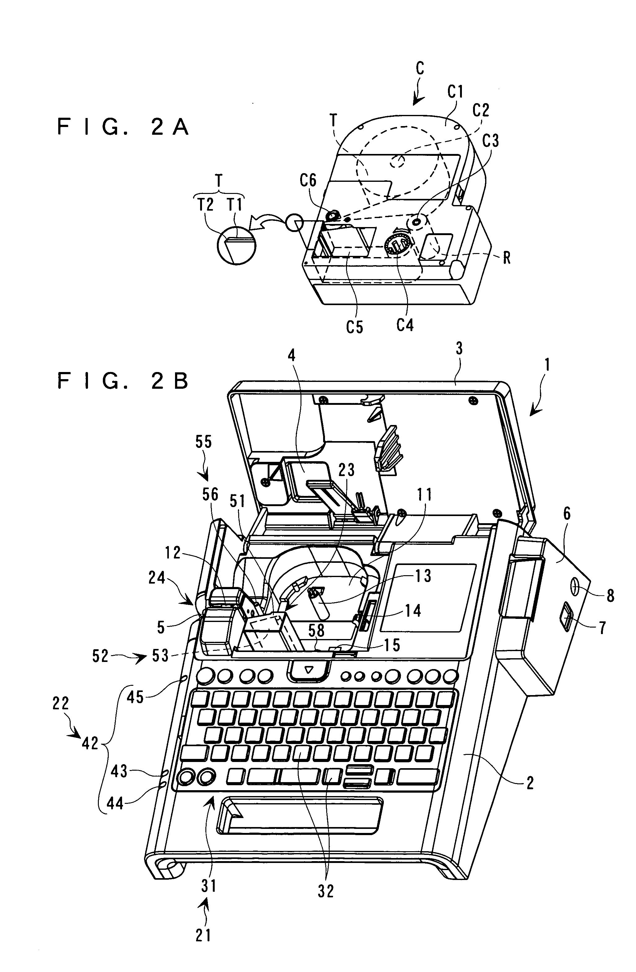 Cutter unit, half-cutting mechanism, and tape printer