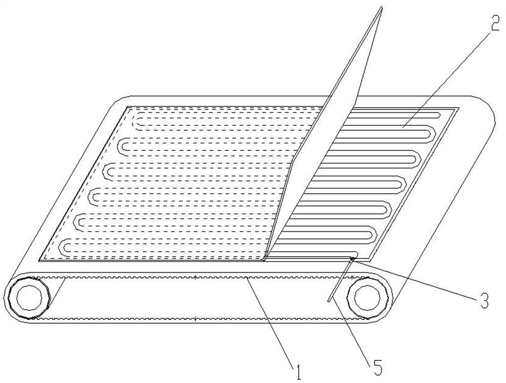 Open vacuum conveyor belt for intelligent robot end picker and method of use