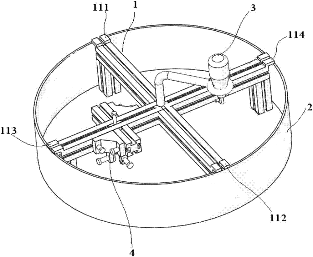 A metallographic specimen polishing fixture