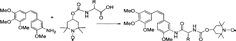 Combretastatin compound and preparation method and application thereof