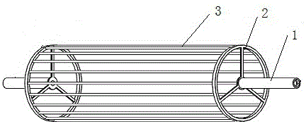 Cage rod of cage shaft