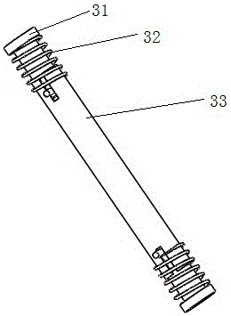 Cage rod of cage shaft