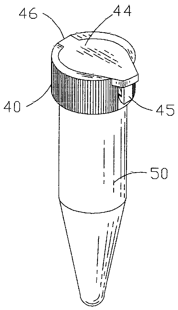 Closure device for containers