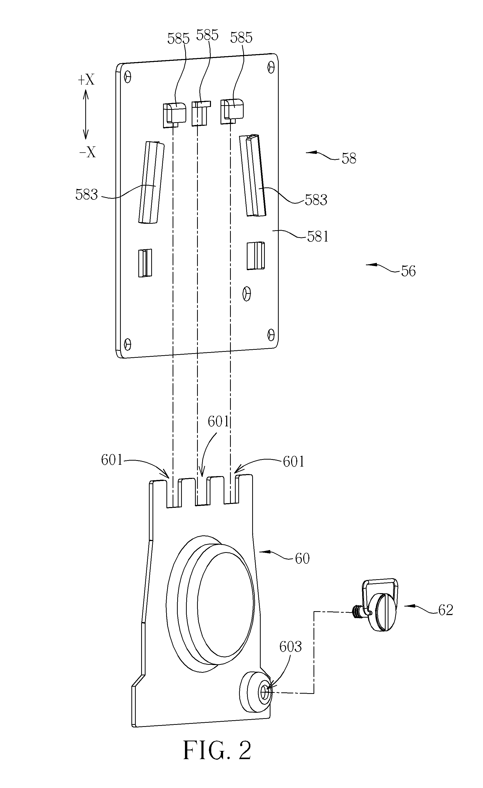 Monitor fixing mechanism for fixing a monitor and display device therewith