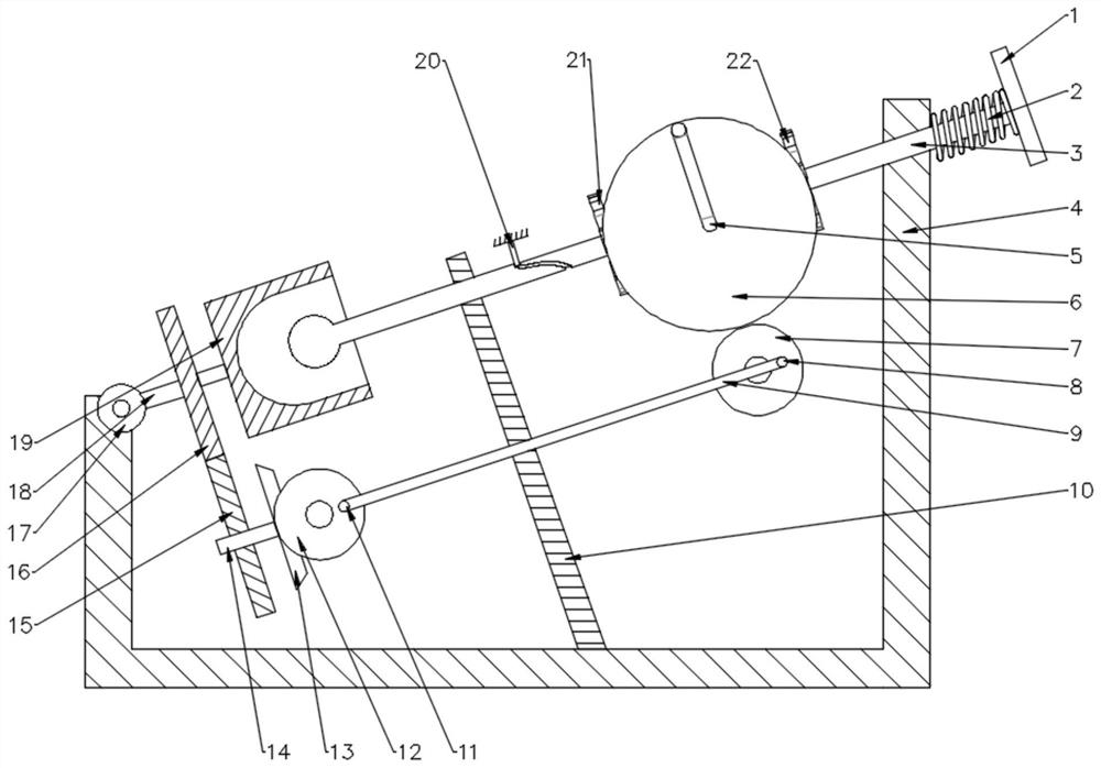 Smashing device for tablet component detection and smashing method thereof