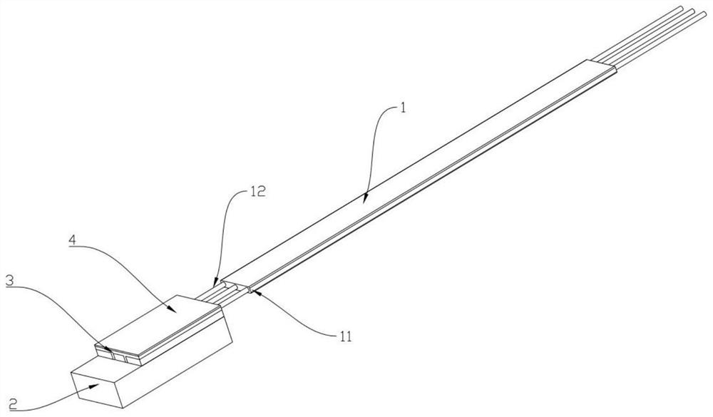 Method for packaging pressure sensor with multiple fine leads