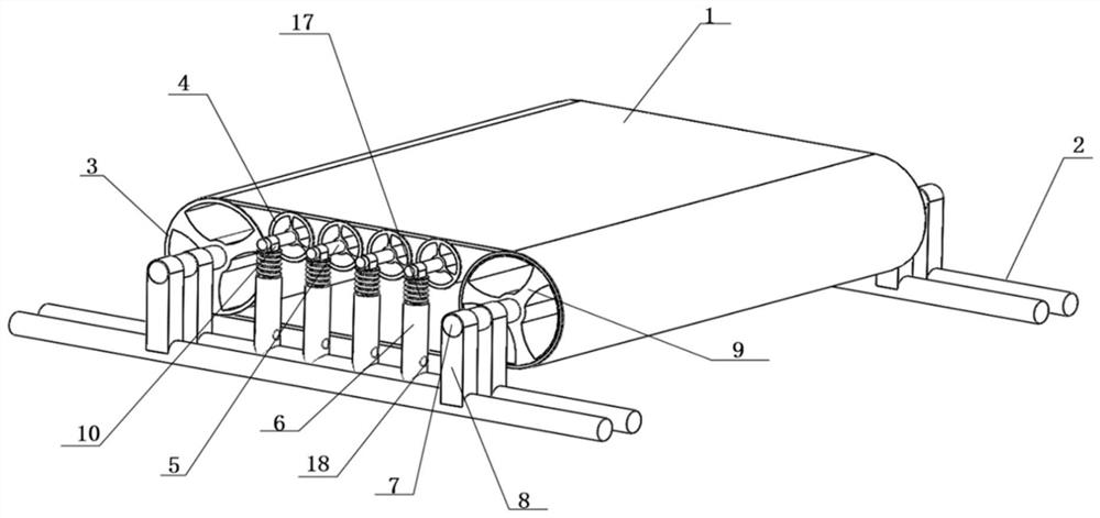 A flexible crawler pantograph bow suitable for electric traction locomotives