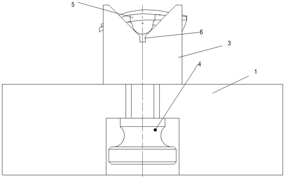 Blade hardness detection auxiliary clamp