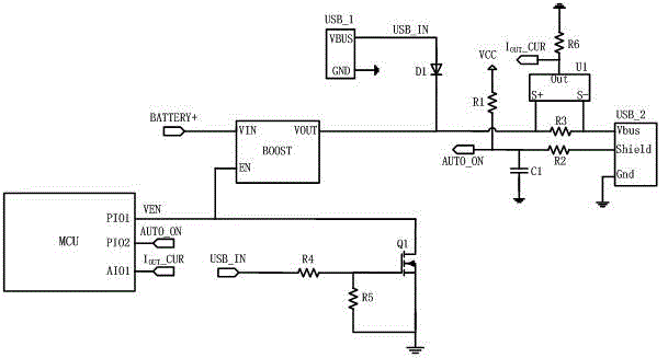 Charging circuit used for mobile power supply and mobile power supply