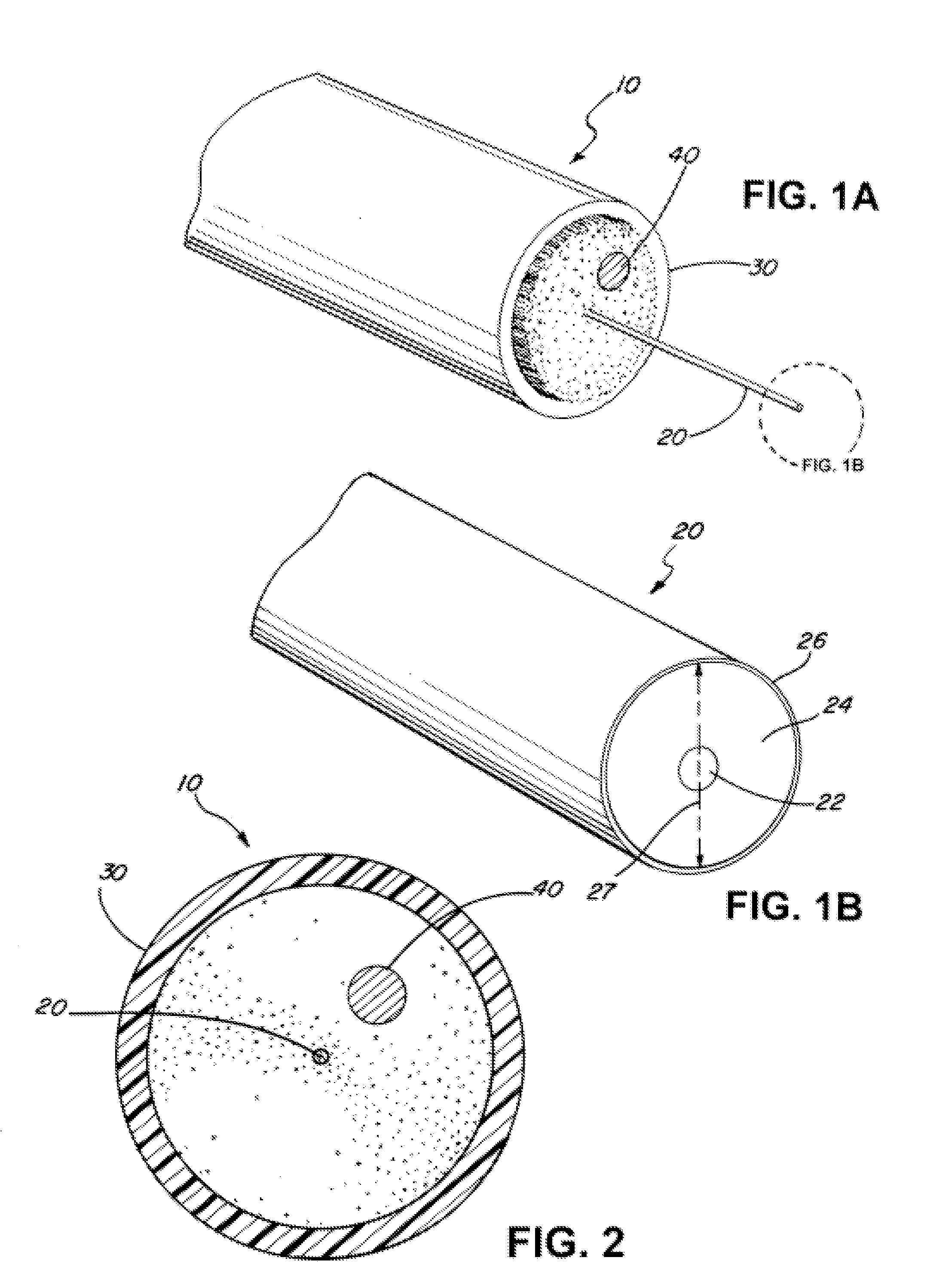 Cable with non-stripping optical fiber