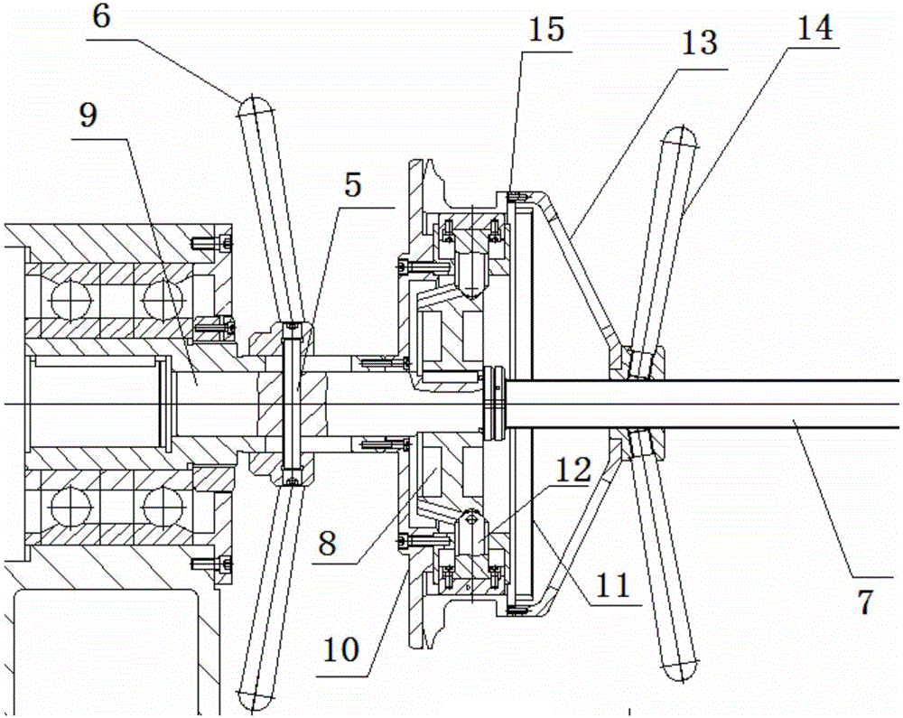 Internal supporting positioning device for girth welding of flange plates of carrier rocket tanks