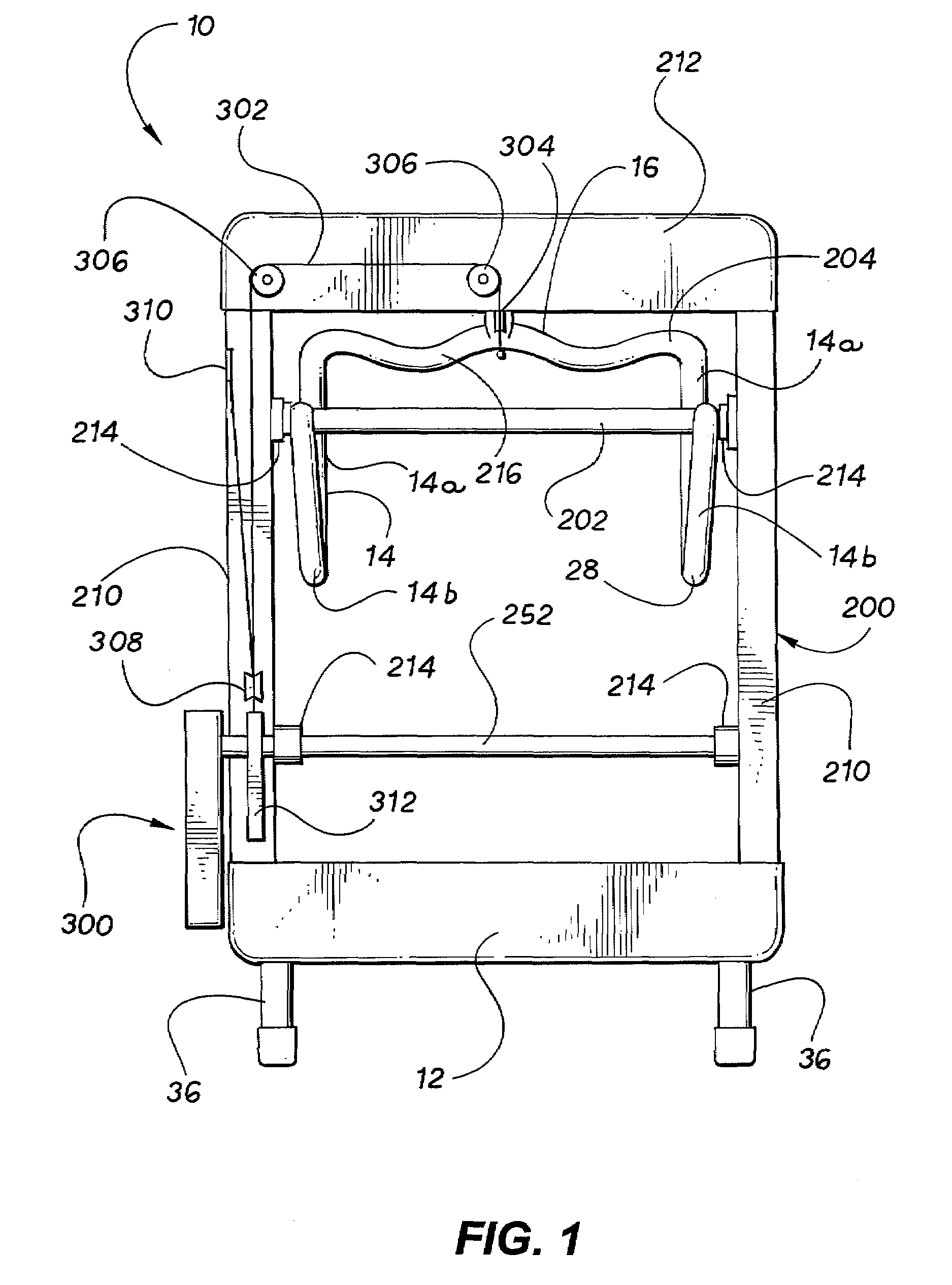 Dual direction exercise treadmill for simulating a dragging or pulling action with a user adjustable constant static weight resistance