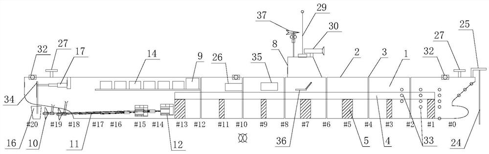 Pilot ship sea test system and ship overall performance test method thereof