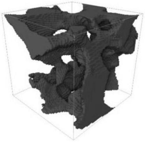 Three-factor estimation method for rock internal magnetic field gradient weighted geometric mean value