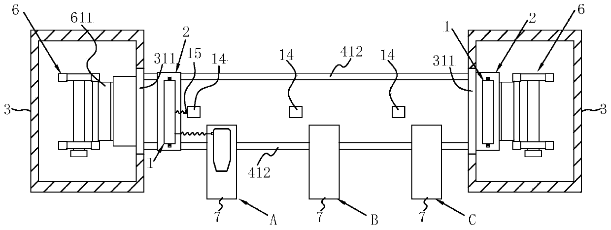 Automobile charging system applied to parking lot