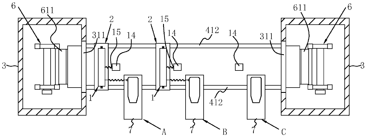 Automobile charging system applied to parking lot