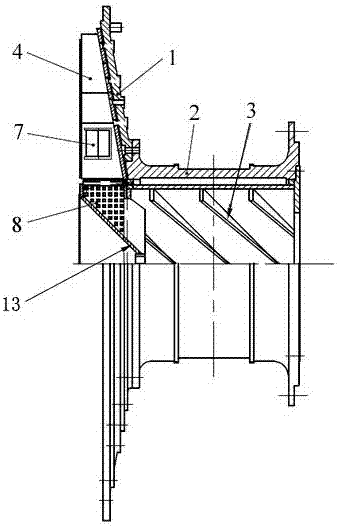 Forced adjustable discharge device used for autogenous mill
