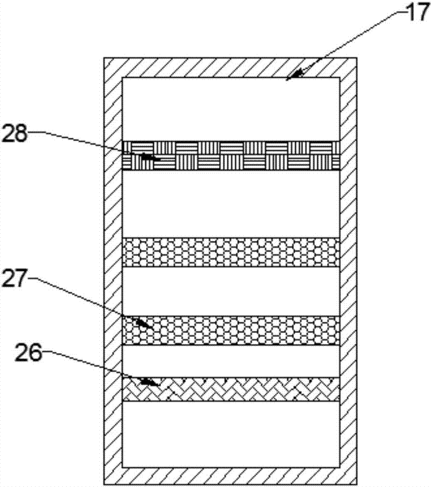 Sewage purification device capable of facilitating mud and water separation