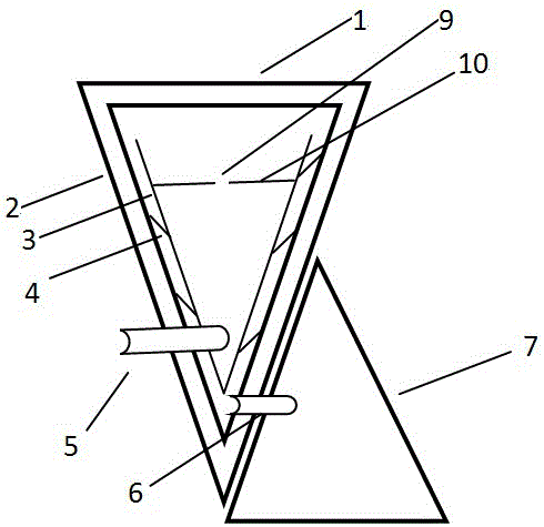 Solar desalination device