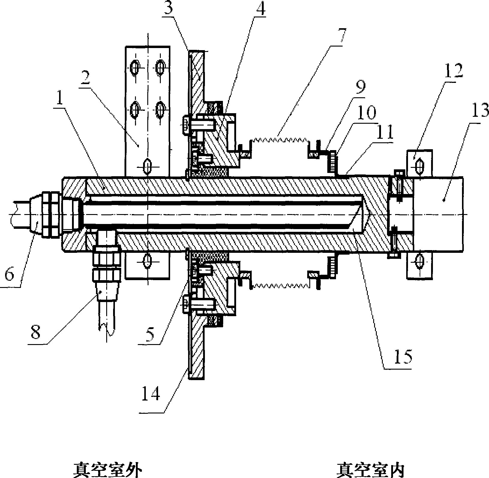 Retractable electrode for tungsten rhenium thermocouple calibration device