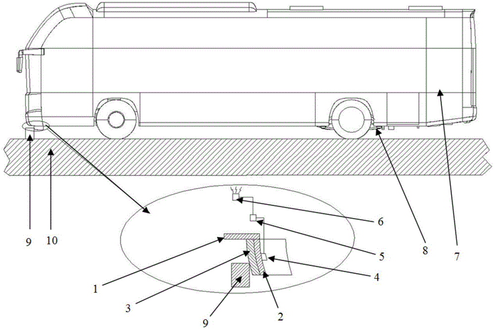 Air dam system for vehicle and passenger car provided with same