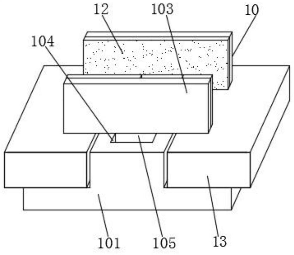 Hole forming device for production of connecting rods of glass crushers