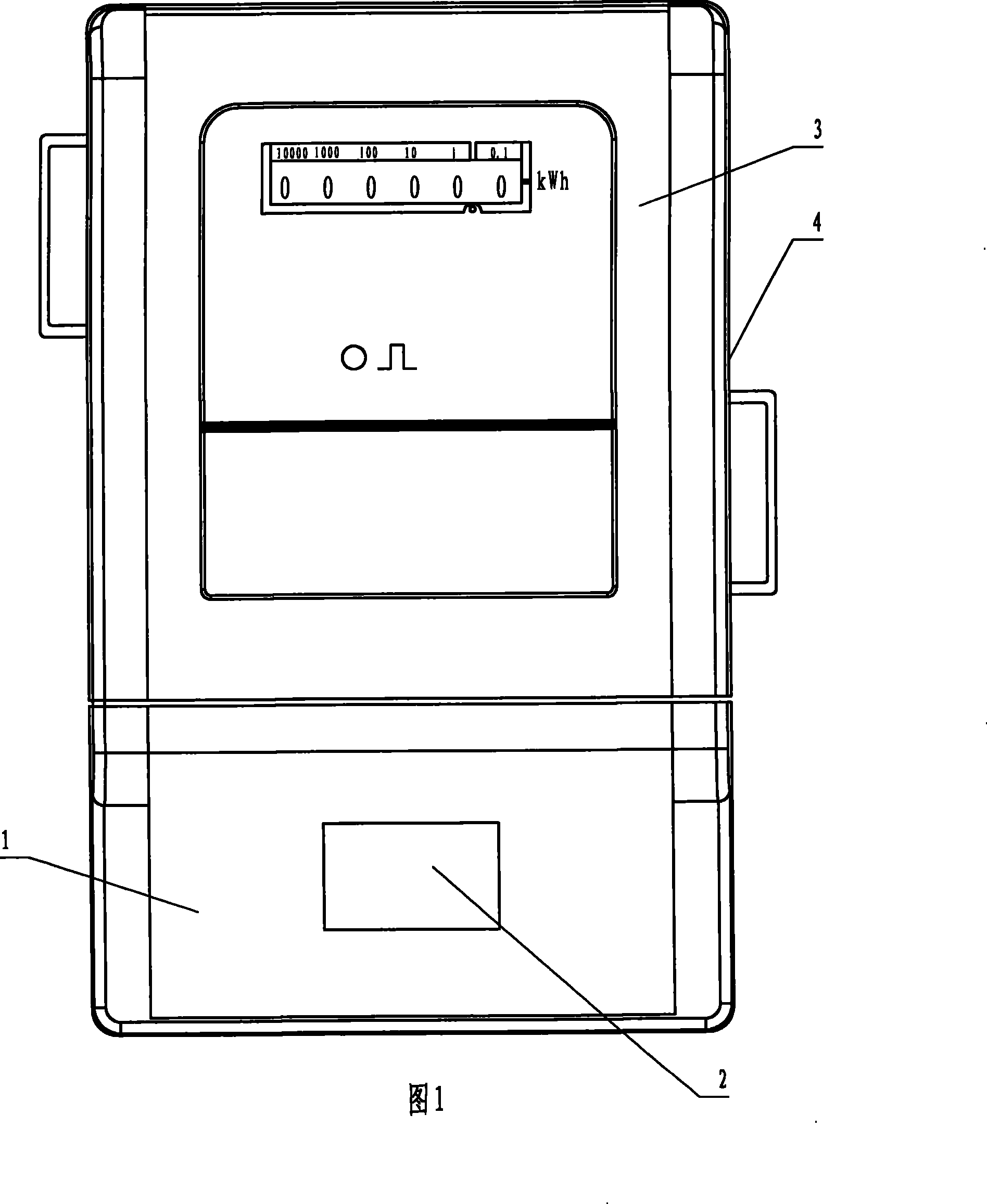 Anti-theft electricity type electronic type electric energy meter