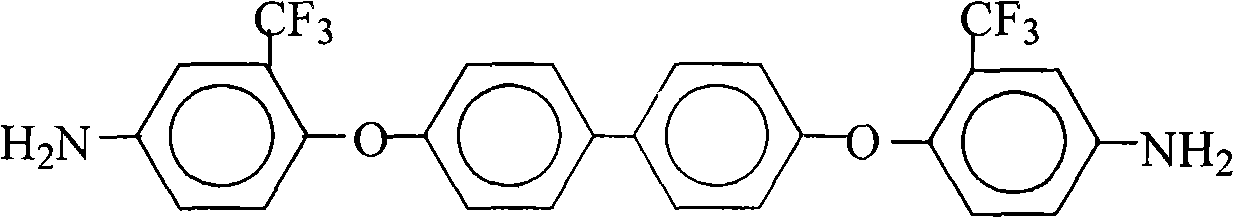 Preparation method of 4,4'-bi(2-trifluoromethyl-4-aminophenoxyl)biphenyl