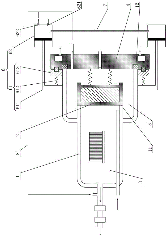 Two-grade sealing apparatus used for reduced pressure diffusion systems