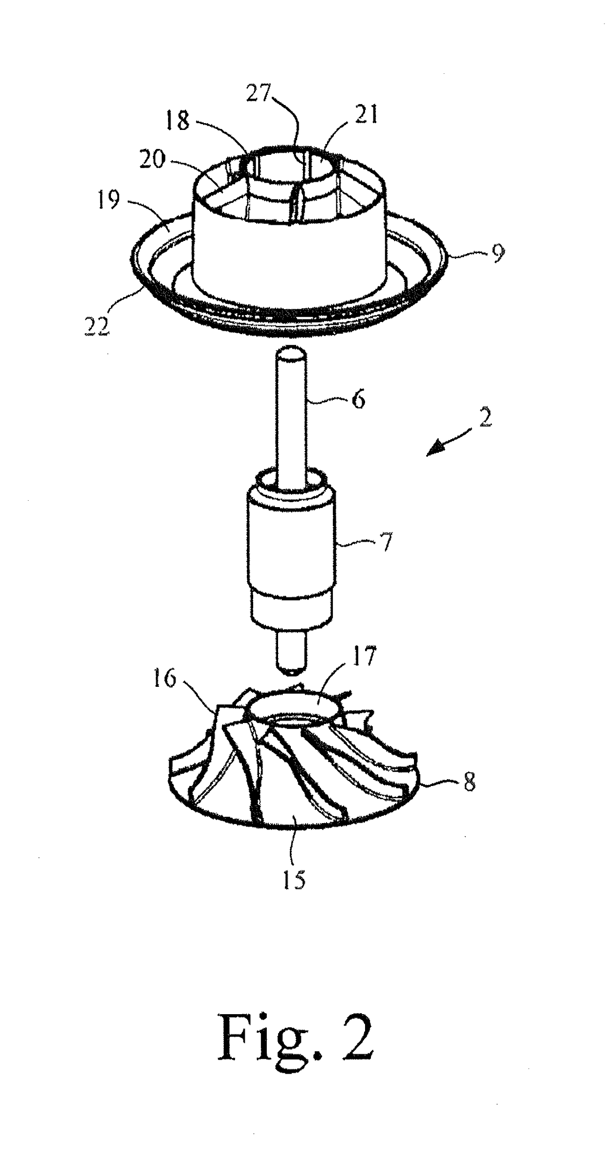 Rotor assembly for a turbomachine