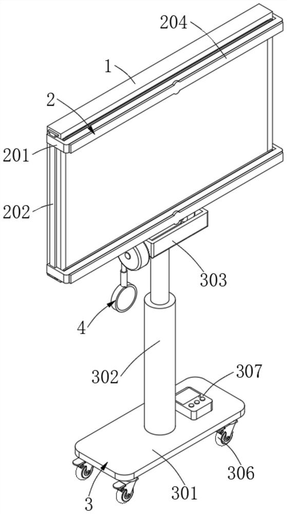 Multifunctional intelligent auxiliary equipment for radiology department and use method of multifunctional intelligent auxiliary equipment