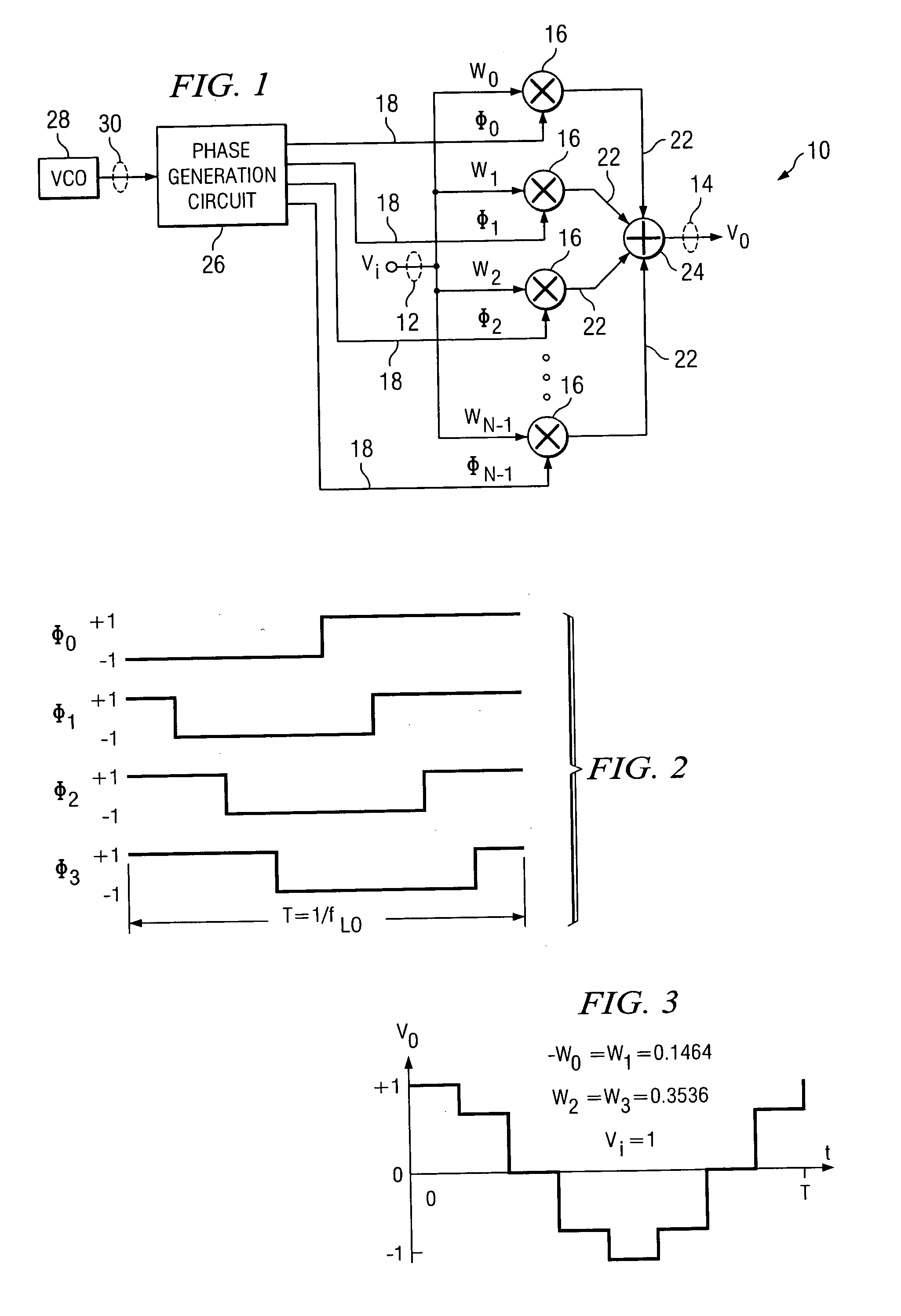 System and method for frequency translation with harmonic suppression using mixer stages