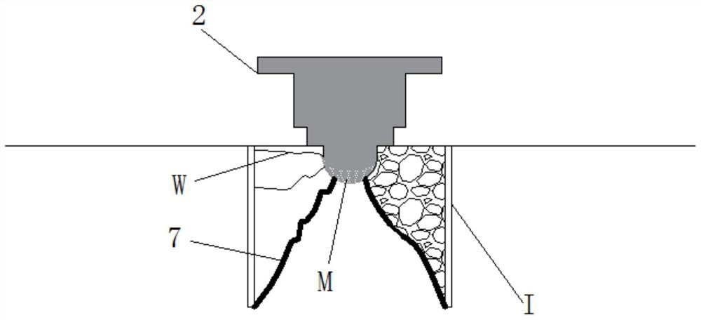 Cutterhead based on spatio-temporal arrangement of oblique angle high-pressure water jet