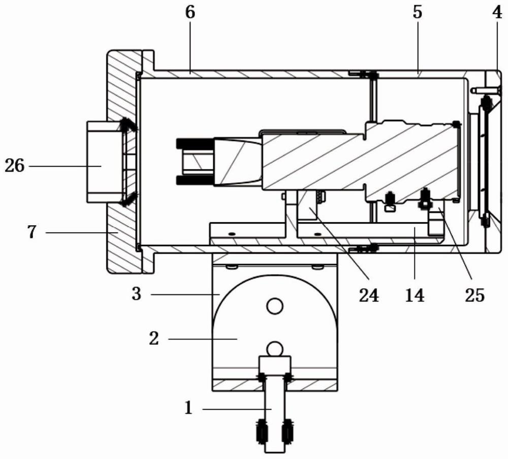 Camera multi-dimensional fine adjustment protection device and adaptive adjustment method