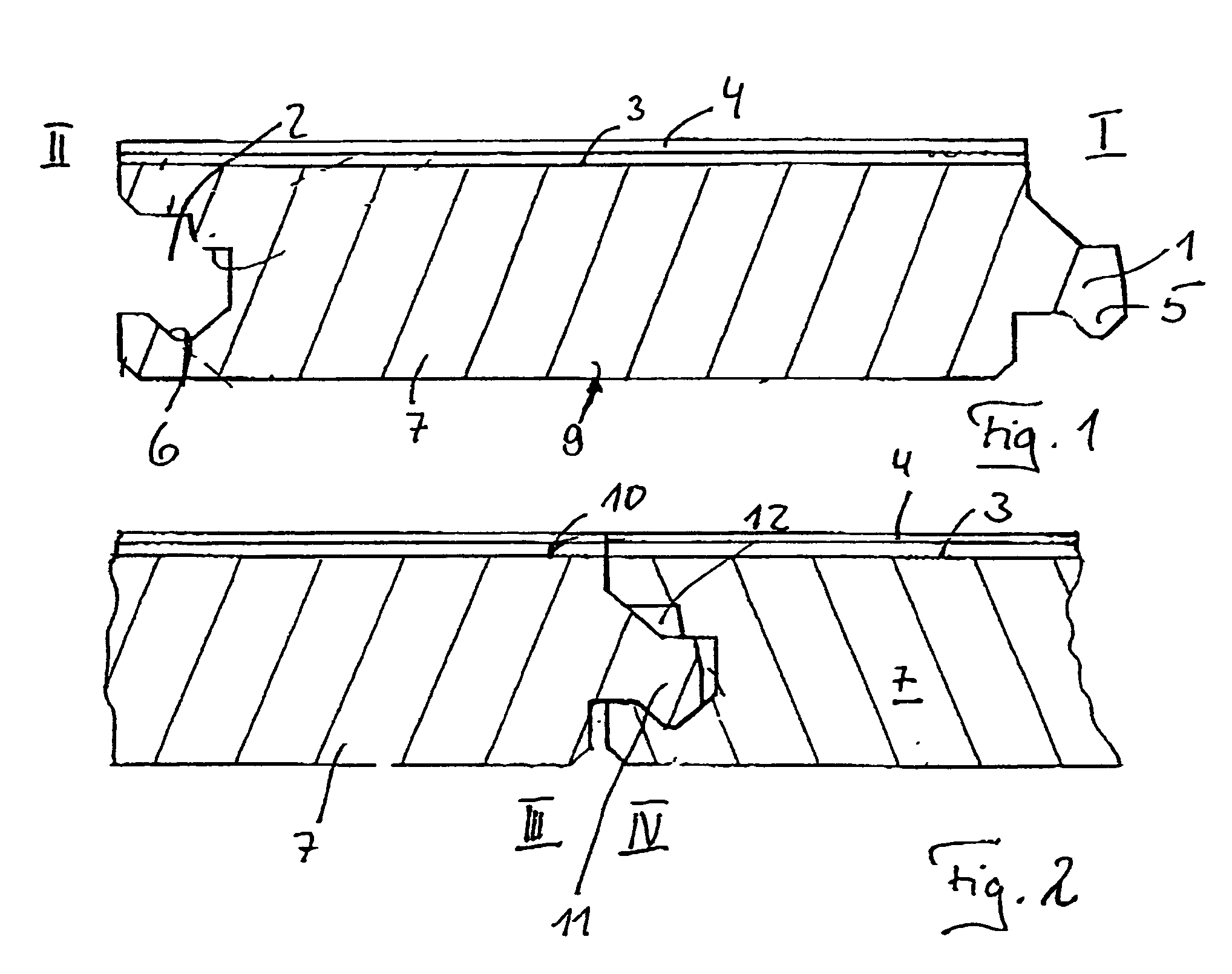 Wooden material board, in particular flooring panel