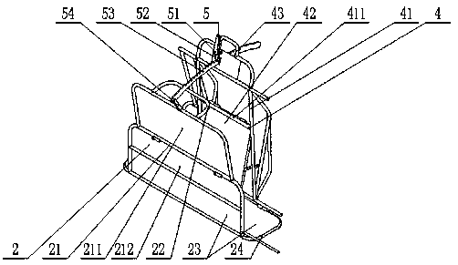 Quick sheep clamping and overturning device