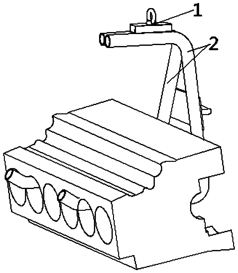 Lifting appliance for box-type parts