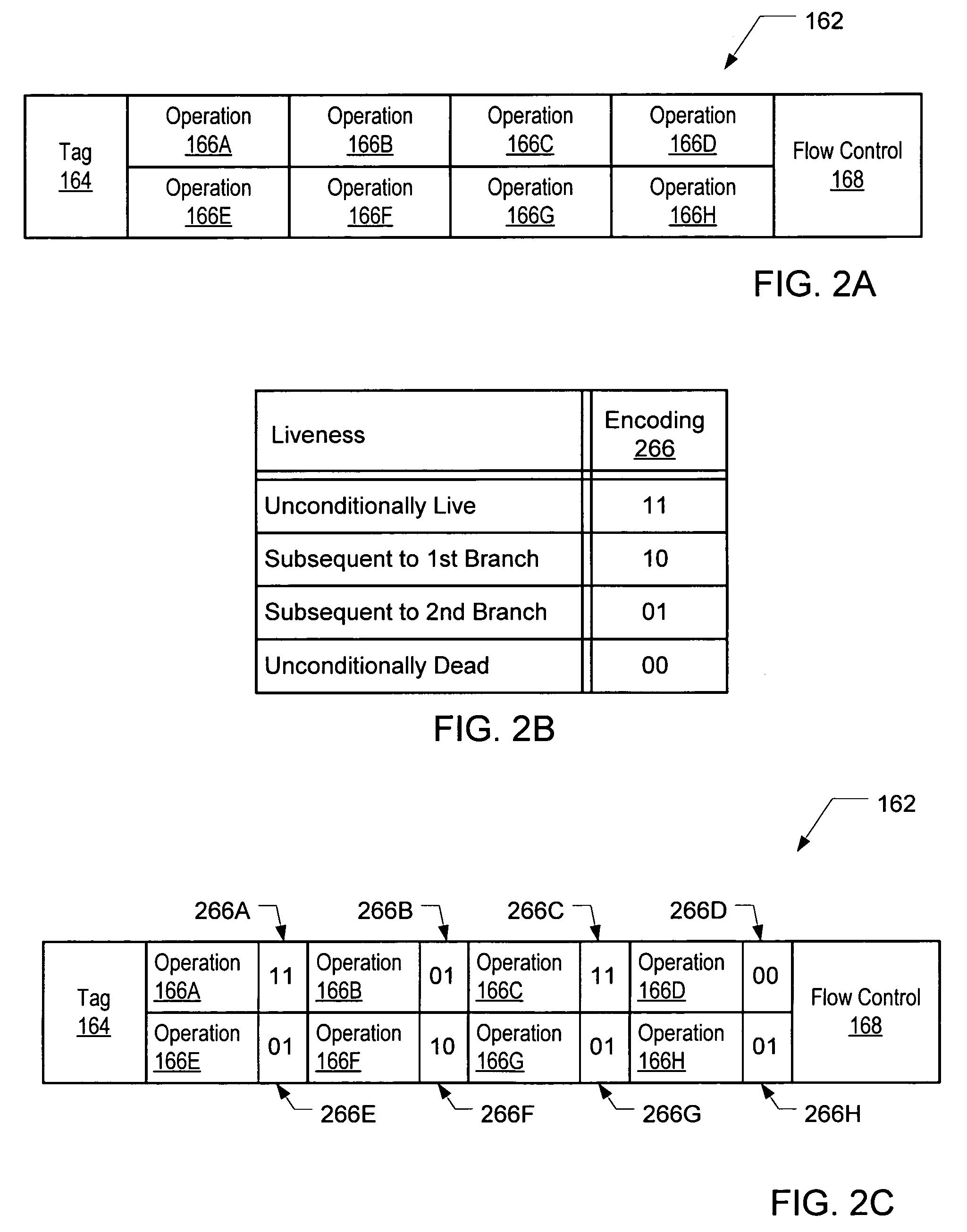 Method and system for changing the executable status of an operation following a branch misprediction without refetching the operation