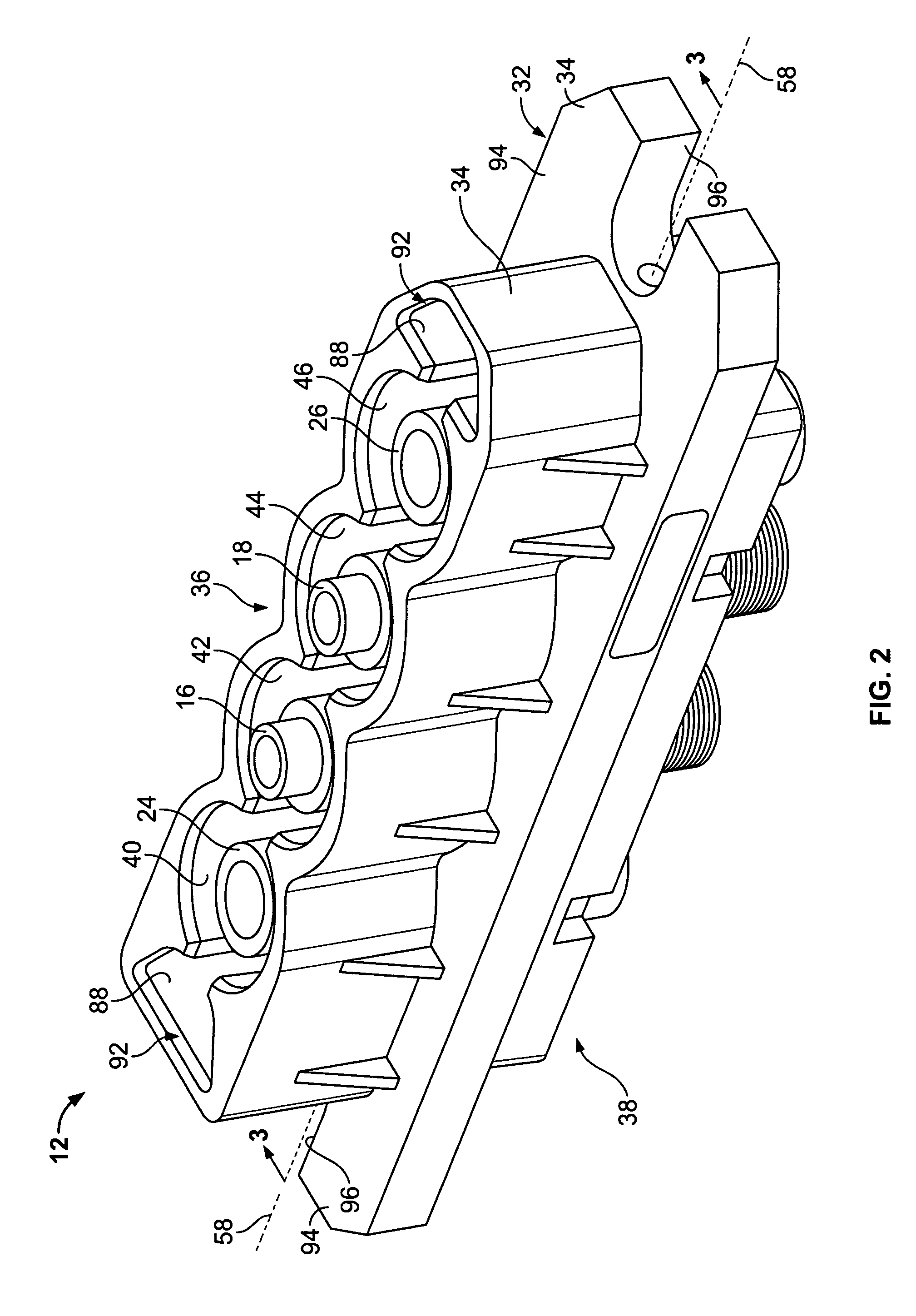 Electrical connector having a fluid coupling