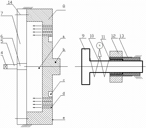 Special device for precision bonding of ultra-thin ring slices and its bonding process