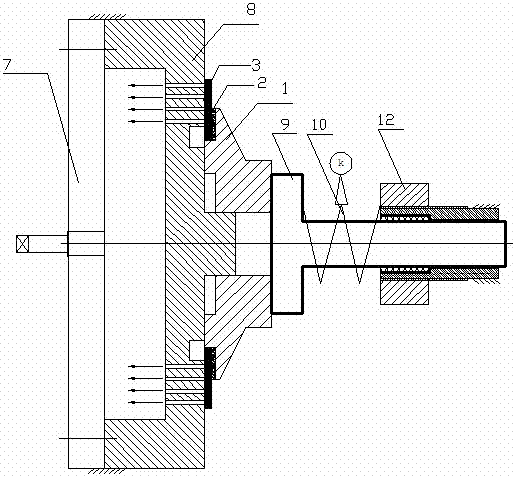 Special device for precision bonding of ultra-thin ring slices and its bonding process